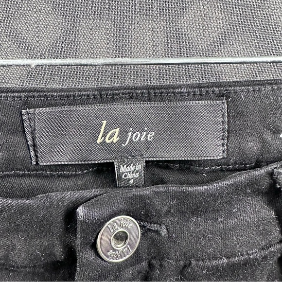 La Joie Black Wide-Leg Pants Size 4 - Picture 3 of 7